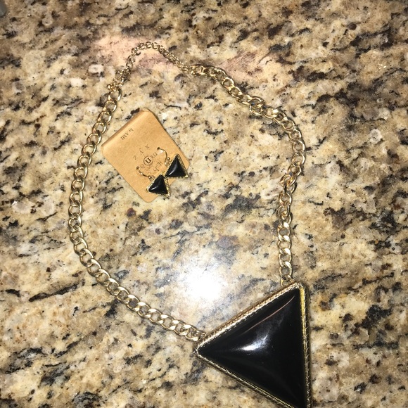 Jewelry - COPY - COPY - Costume jewelry earring &chain with stone …